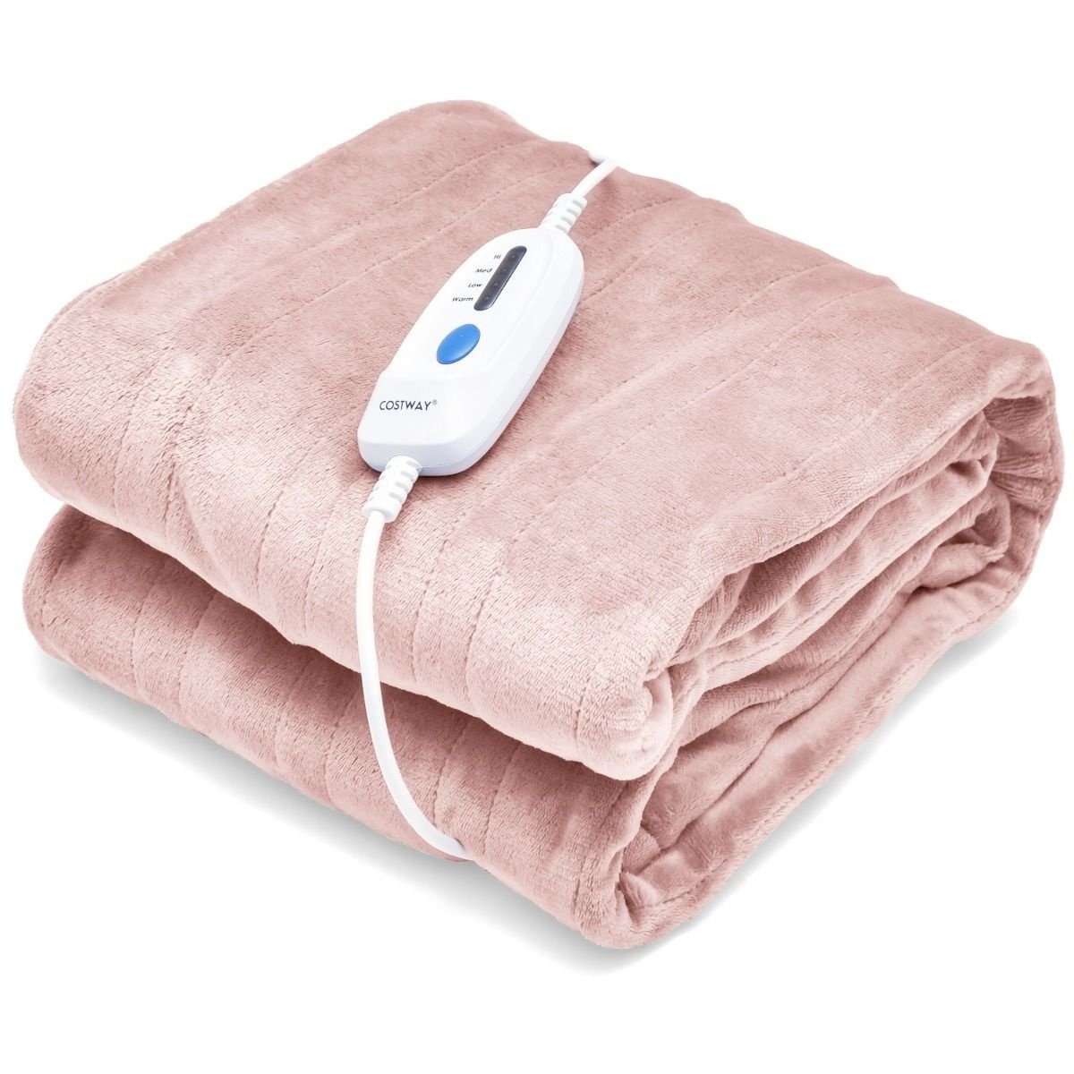 Couverture électrique Coast - avec minuterie - 130 x 180 cm - Rose