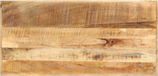 vidaXL - Table de Bar en Bois de Manguier Brut - 120x58x107 cm