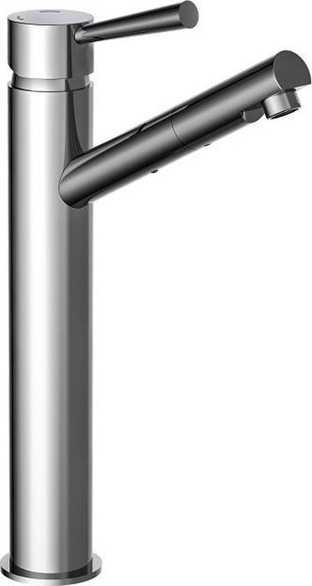 SCHÃœTTE Cornwall Robinet de lavabo - Mitigeur - Mousseur orientable - Surélevé - Chrome