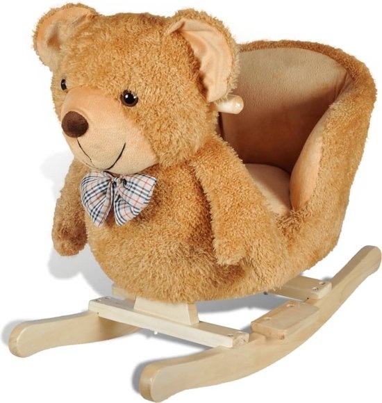 vidaXL - animal à bascule - ours en peluche