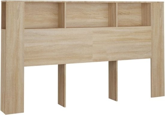 Armoire à tête de lit vidaXL - 180x18.5x104.5 cm - Sonoma chêne