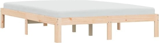 vidaXL-Cadre de lit-massif-bois-de-pin-140x190-cm