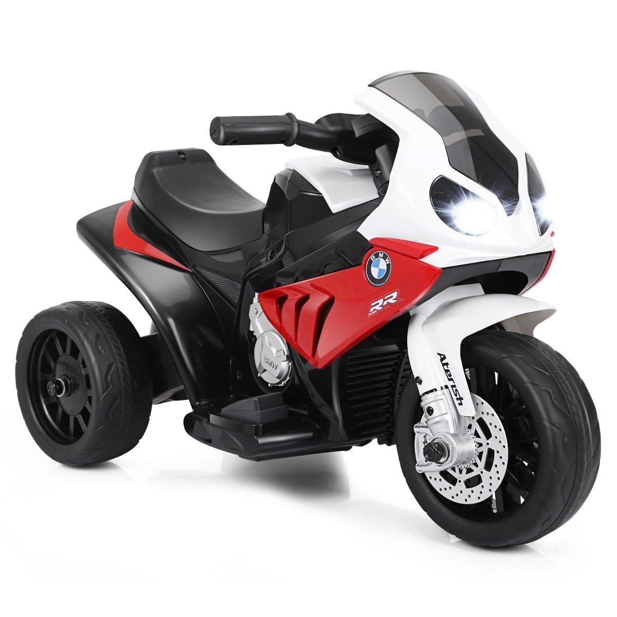 Coast Moto 6 V pour enfants avec musique - rouge