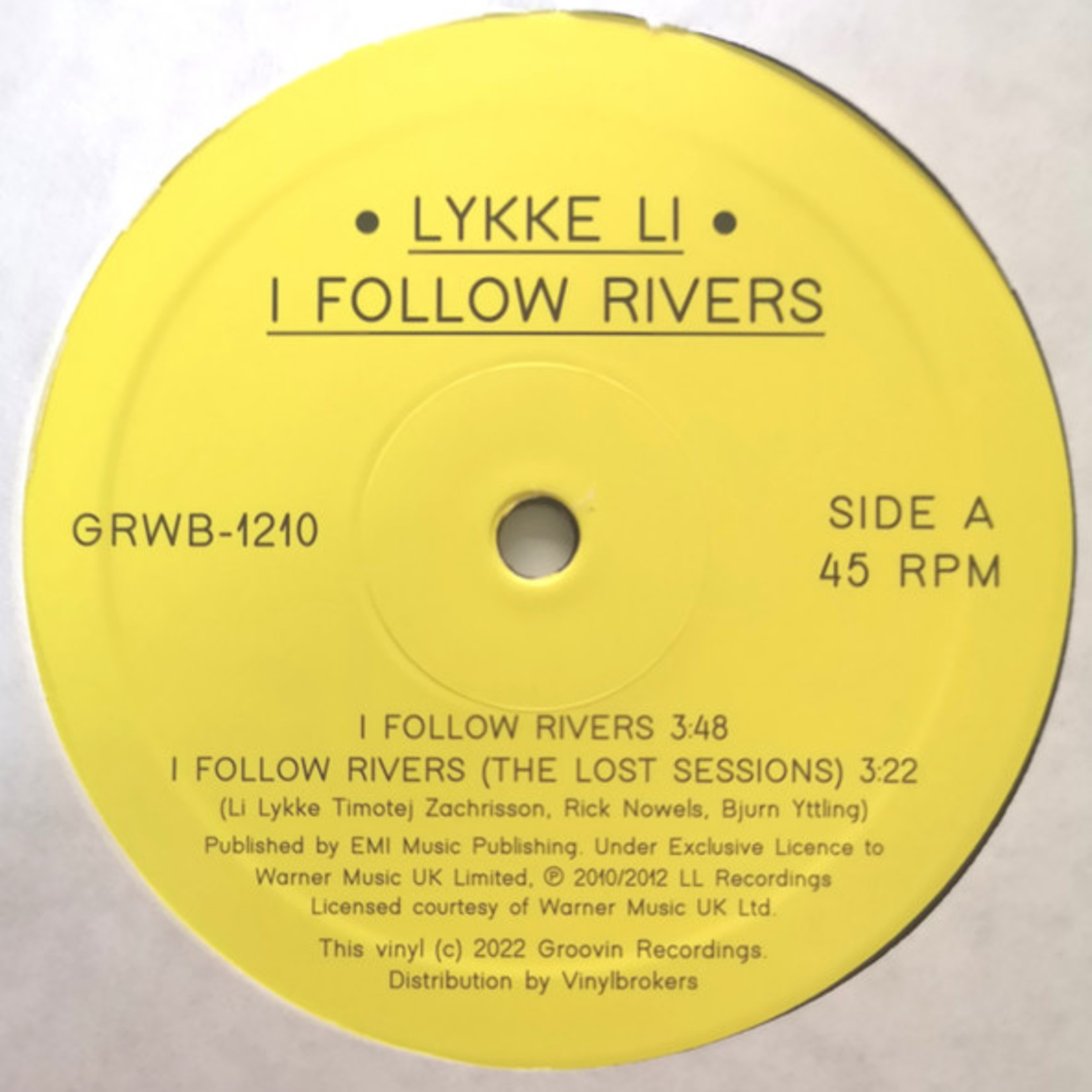 Lykke Li – I Follow Rivers (Incl. The Magician Remix)