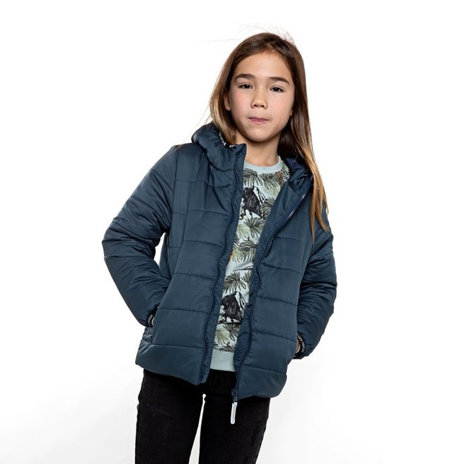 No Way Monday boys hooded jacket dark blue