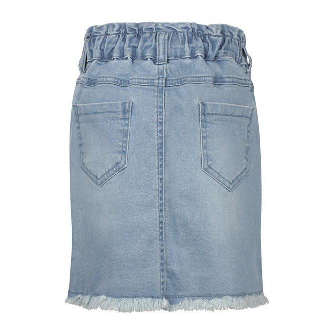 No Way Monday meisjes jeans rok blauw