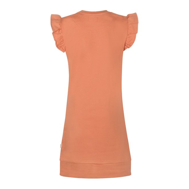 No Way Monday girls dress orange brown