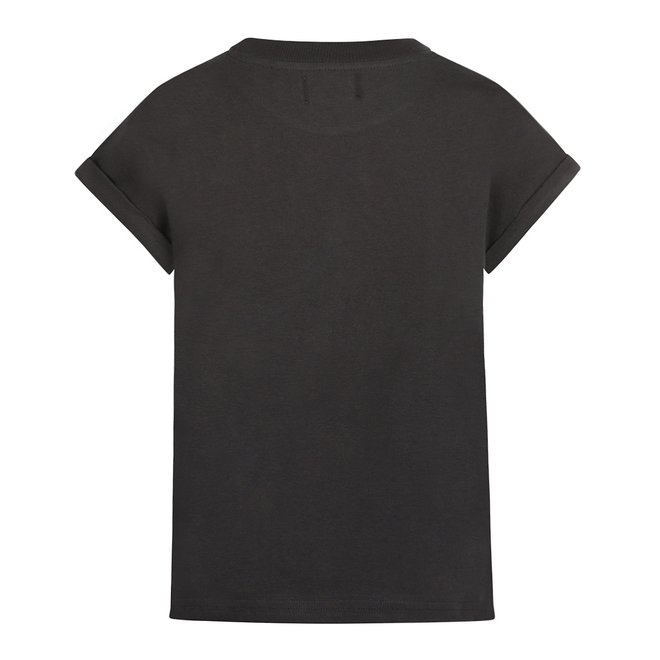 No Way Monday girls' T-shirt dark grey