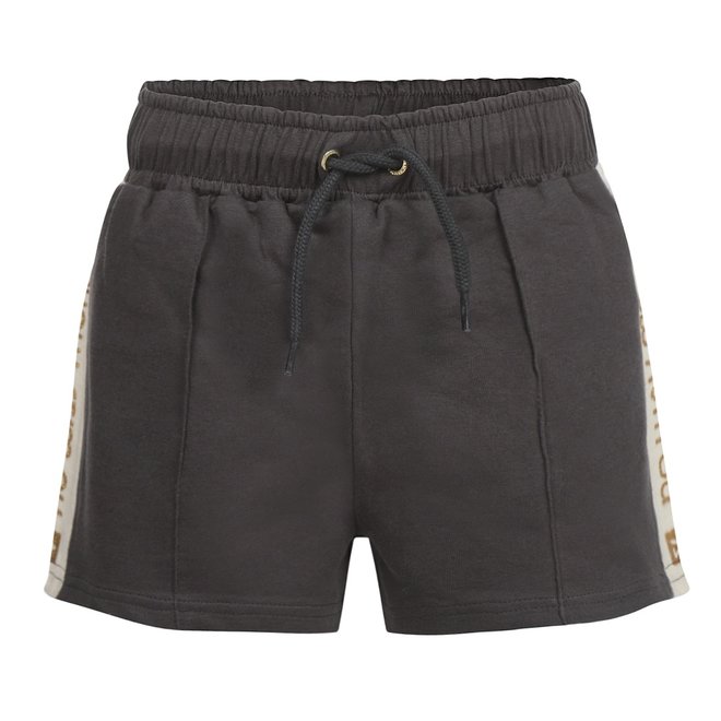 No Way Monday meisjes jogging short donkergrijs