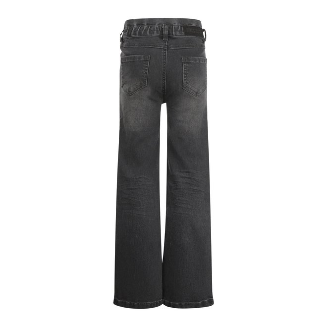 No Way Monday girls jeans dark grey wide fit paperbag