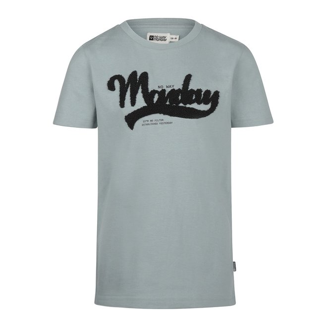 No Way Monday boys' T-shirt light grey