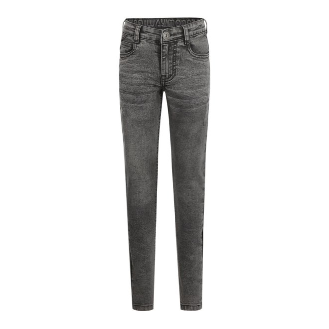 No Way Monday boys' jeans washed black skinny fit