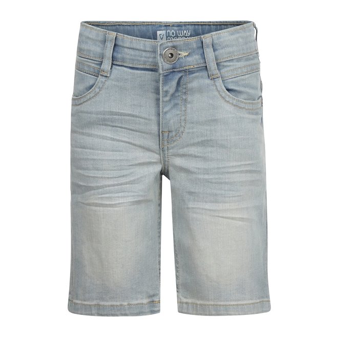 No Way Monday jongens jeans short blauw slim fit