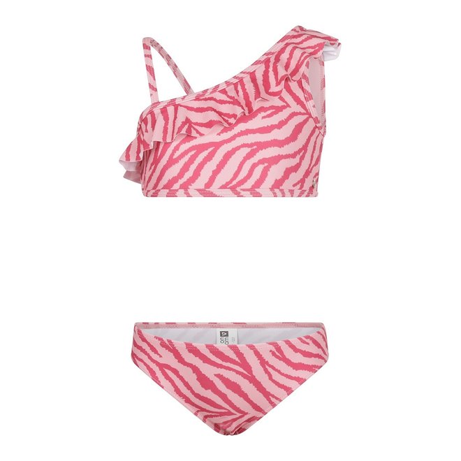 No Way Monday girls bikini pink tiger print