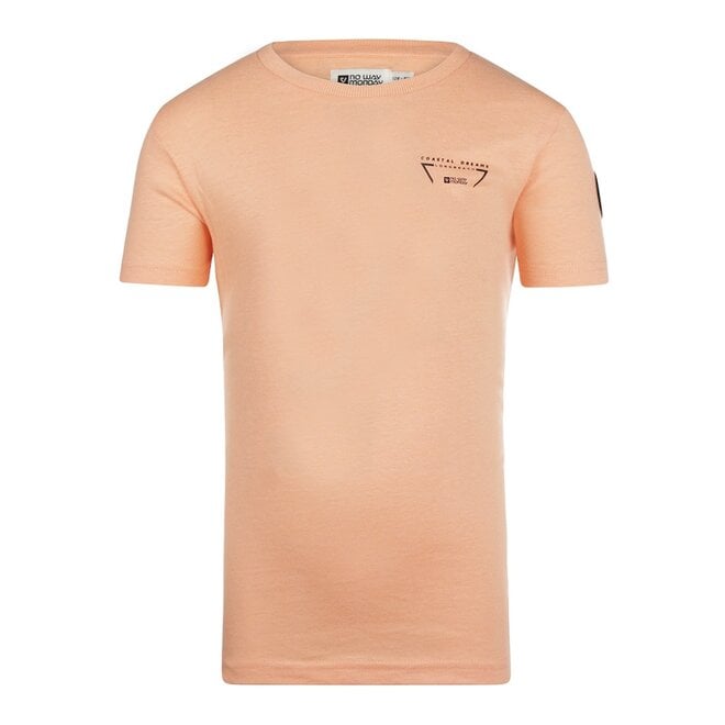 No Way Monday boys' T-shirt peach orange