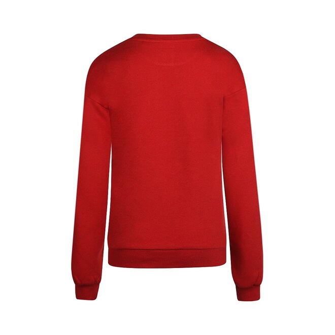 No Way Monday meisjes sweater rood Paris