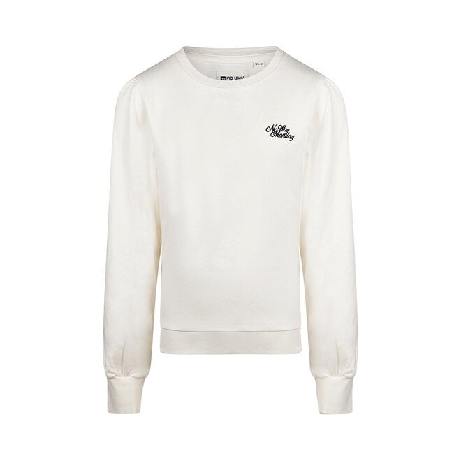 No Way Monday Mädchen Pullover off white weite Ärmel