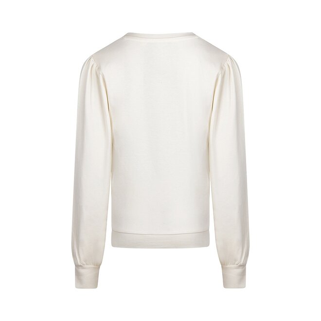 No Way Monday girls jumper off white wide sleeve