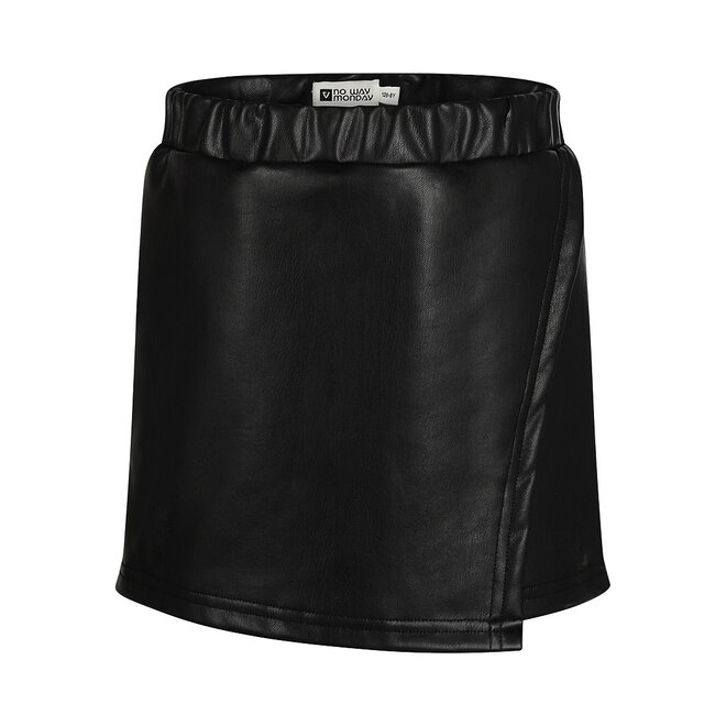 No Way Monday girls skort black artificial leather