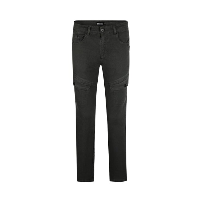 No Way Monday jongens cargo broek legergroen tapered fit