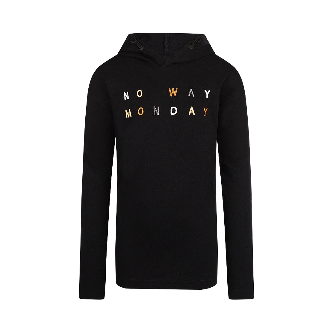 No Way Monday boys hoodie black hoodie No Way Monday No Way Monday Childrens Clothing