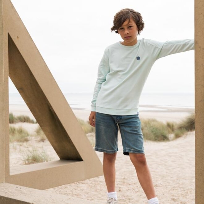 No Way Monday boys jumper light blue