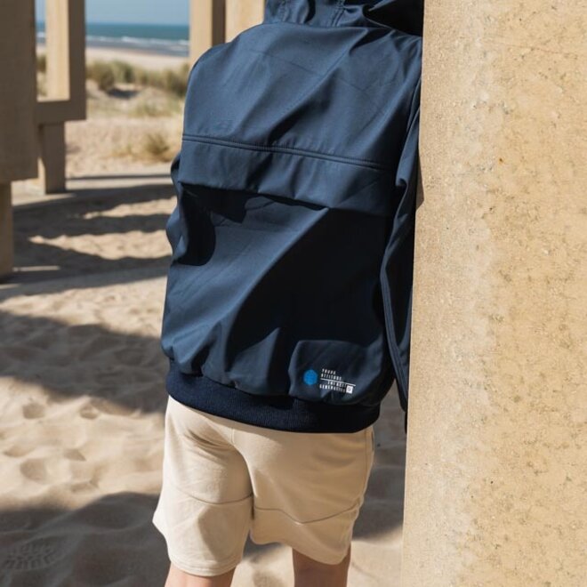 No Way Monday boys' summer coat navy water-repellent hoodie