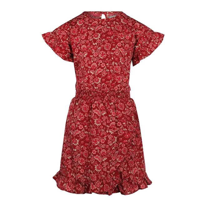 No Way Monday girls dress red floral