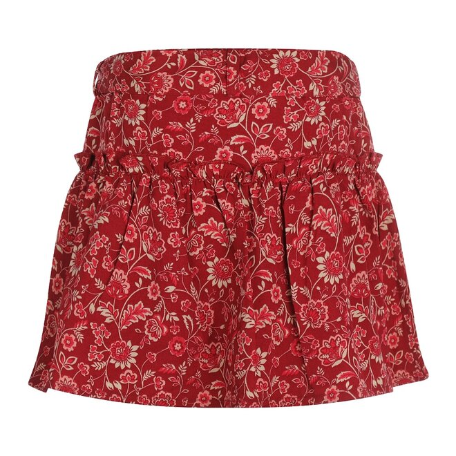 No Way Monday girls skort red floral