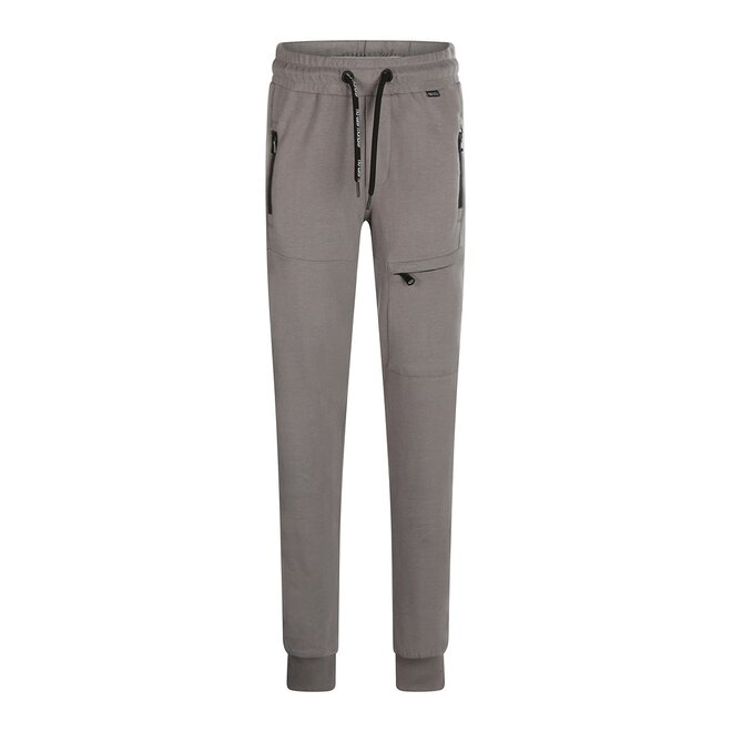 No Way Monday boys jogging shorts grey black zip-up