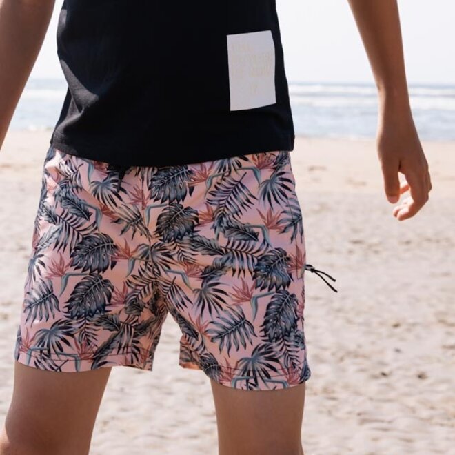 No Way Monday Jungen-Badeshorts weich orange mittellang