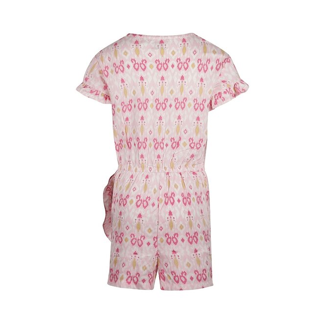 No Way Monday Mädchen Jumpsuit Skort hellrosa Rüschendruck