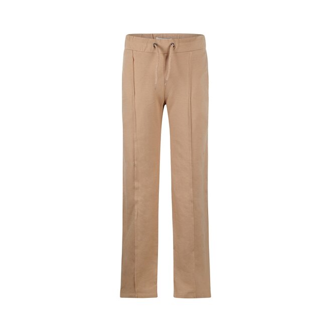 No Way Monday meisjes joggingbroek wide leg beige