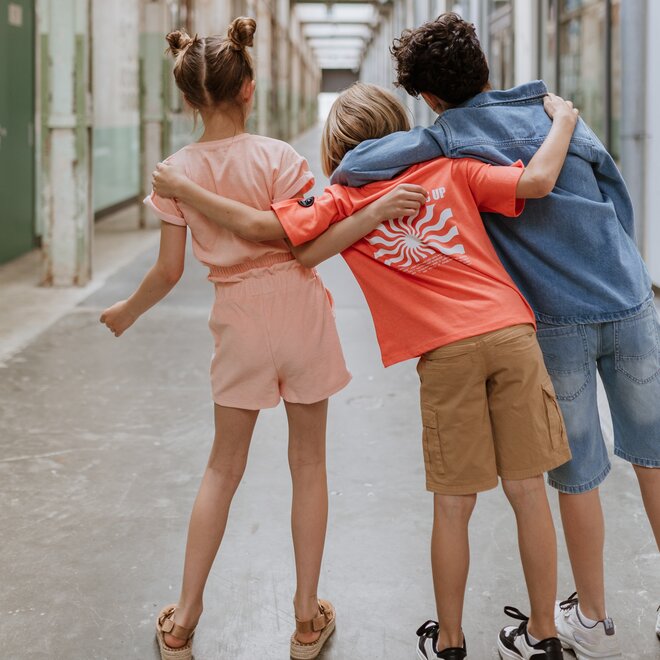 No Way Monday boys' shorts brown cargo