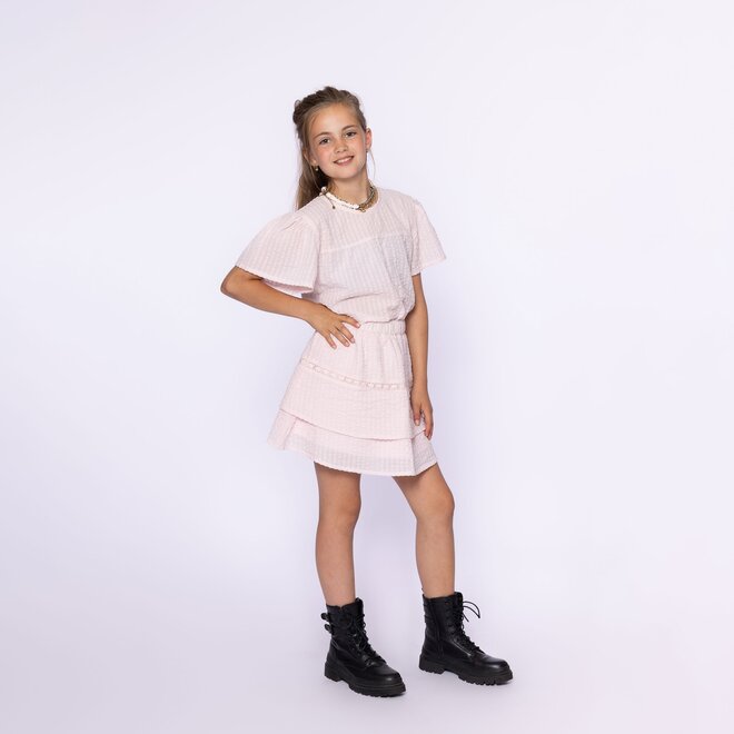 No Way Monday Mädchen Rock hellrosa 100% Baumwolle