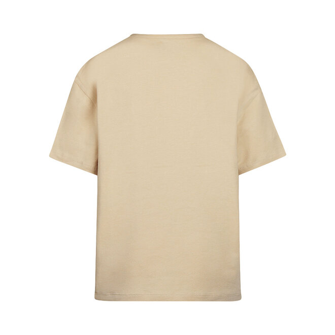 No Way Monday meisjes T-shirt zand dropped shoulder