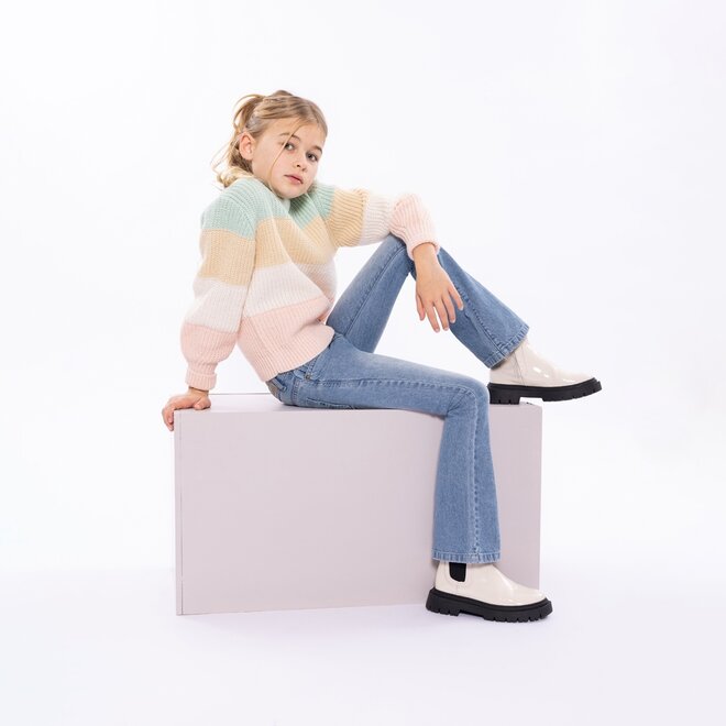 No Way Monday girls flared jeans blue