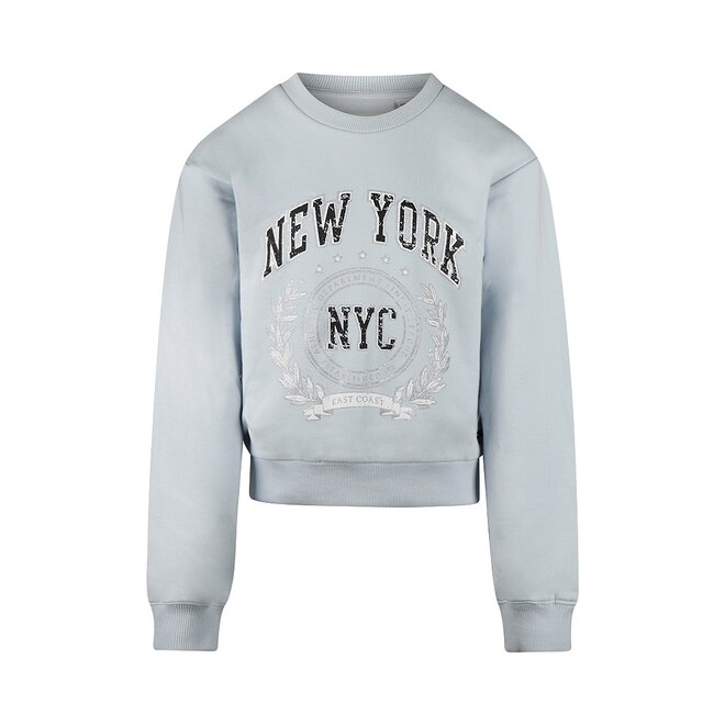 No Way Monday girls jumper light blue