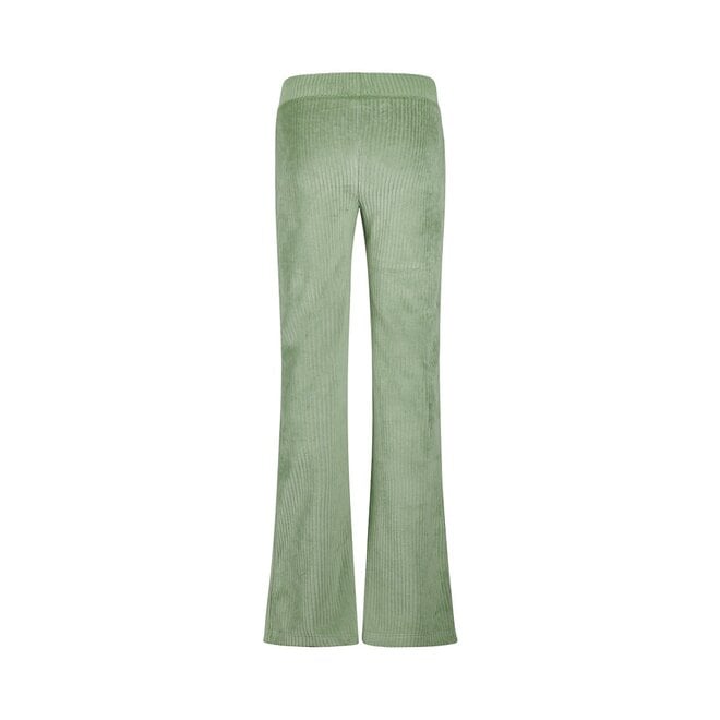 No Way Monday girls flared trousers mint green corduroy rib