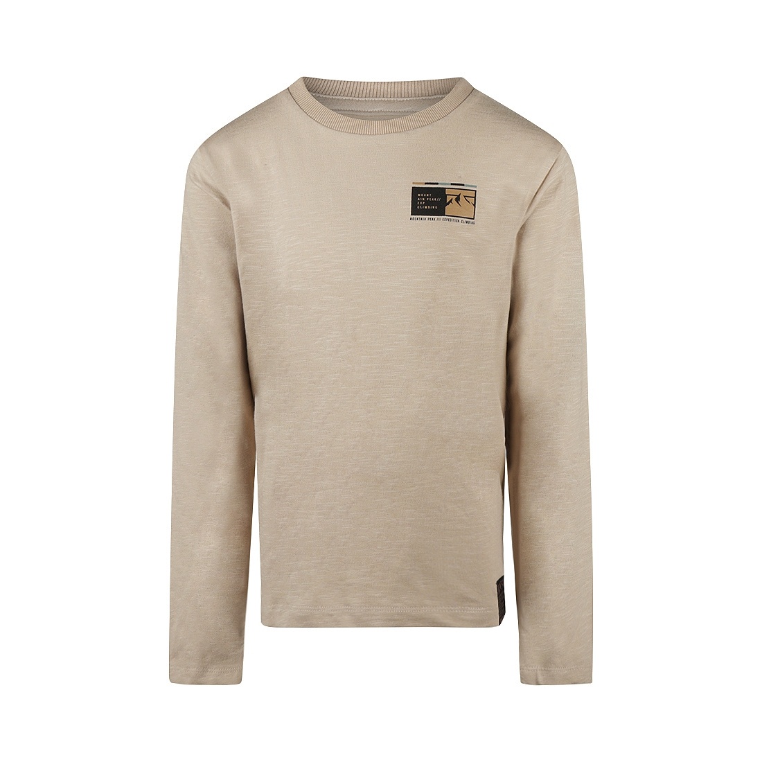 No Way Monday jongens longsleeve lichtgrijs