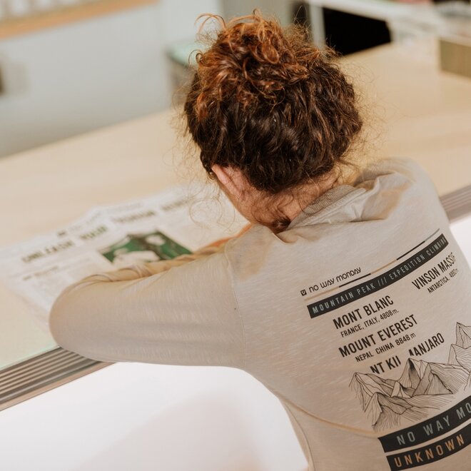 No Way Monday boys' longsleeve light grey