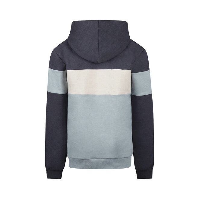 No Way Monday boys hoodie anthracite light blue hoodie
