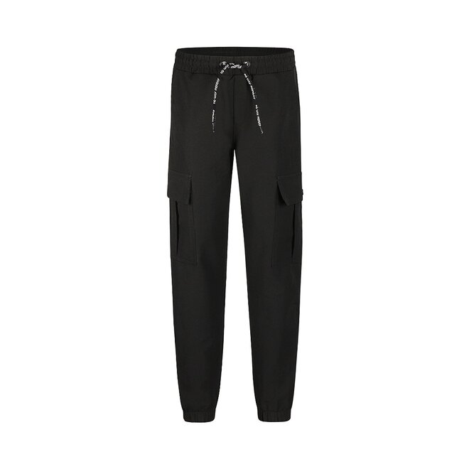 No Way Monday boys' cargo trousers loose fit black