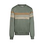 No Way Monday boys sweatshirt soft green striped