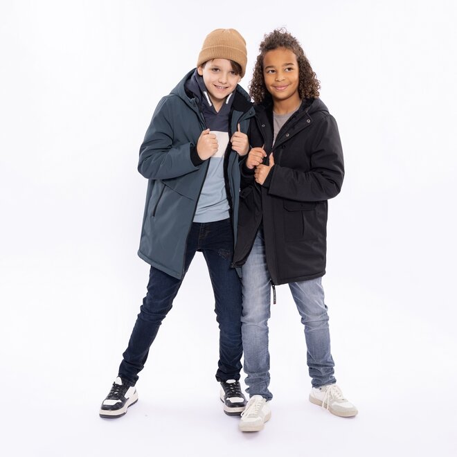No Way Monday boys winter coat blue water-repellent