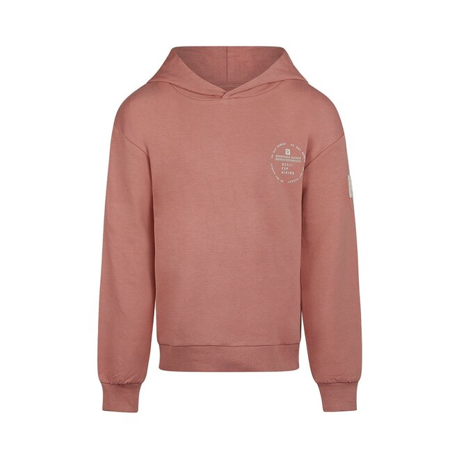 No Way Monday jongens hoodie dropped shoulder zachtrood