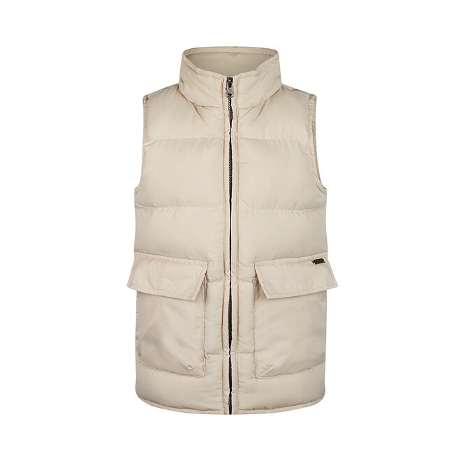 No Way Monday jongens bodywarmer lichtgrijs