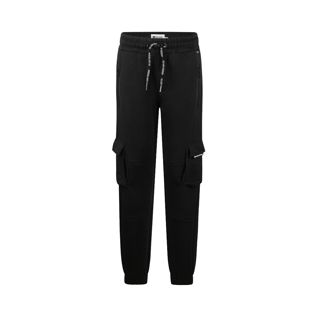 No Way Monday jongens joggingbroek zwart cargo