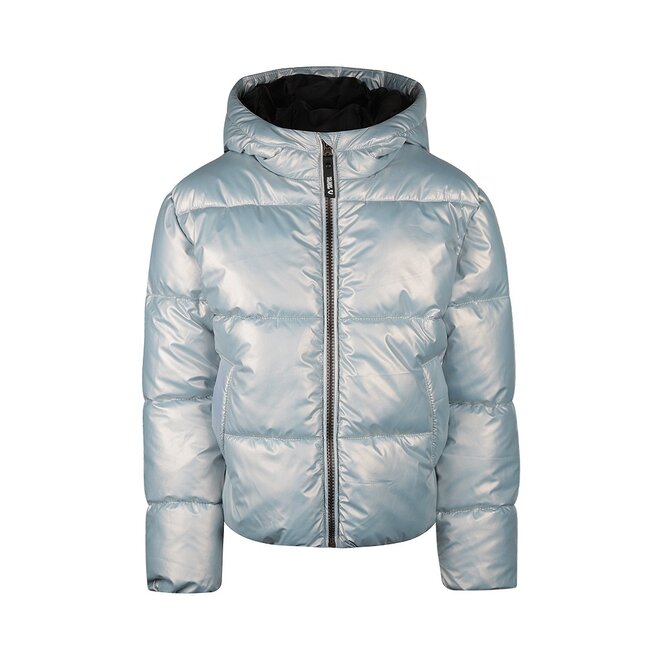 No Way Monday girls winter coat light blue hoodie