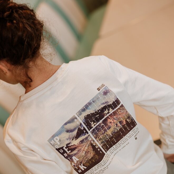 No Way Monday boys' jumper off white 100% cotton